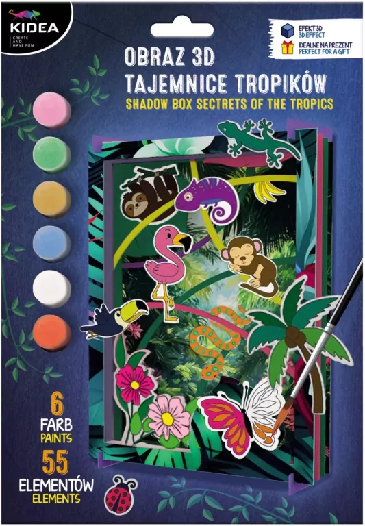 Obraz 3D tajemnice tropików KIDEA - tantis.pl