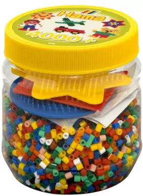 Koraliki i podkładki w pudełku