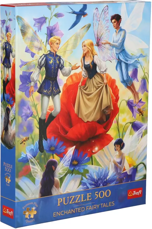 Puzzle 500 Enchanted Fairy Tales: Calineczka TREFL - tantis.pl