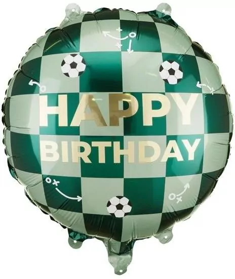 Balon foliowy Happy Birthday piłki 35x35cm - tantis.pl