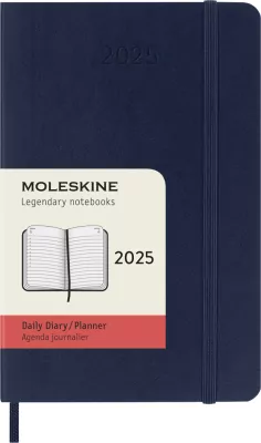Moleskine Kalendarz 2025 Granatowy Pocket Soft Dzienny