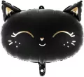 Balon foliowy 48x36cm. Kotek czarny - tantis.pl