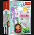 Puzzle 54el Mini Z Gabi zawsze jest wesoło. Koci Domek Gabi. Gaby's Dollhouse 19773, 19774, 19775, 19776 (54211) TREFL cena za 1 sztukę - tantis.pl
