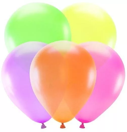 Balony neonowe mix 25cm 5szt - tantis.pl
