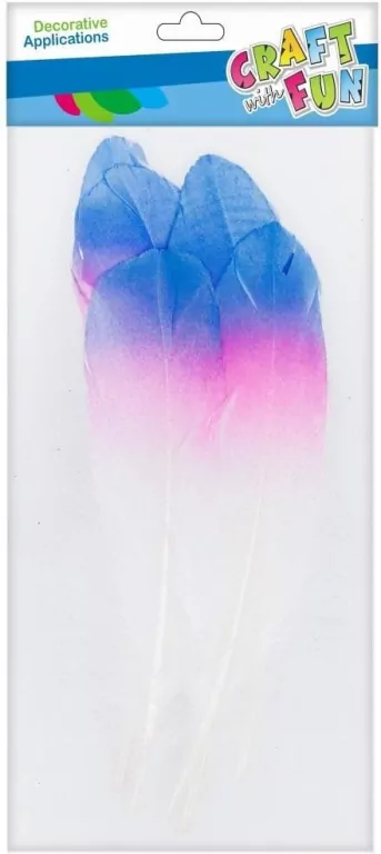 Piórka tęczowe 17-22cm 6szt - tantis.pl