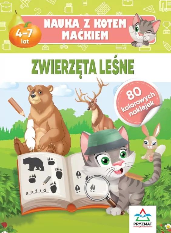 Nauka z kotem Maćkiem. Zwierzęta leśne - tantis.pl
