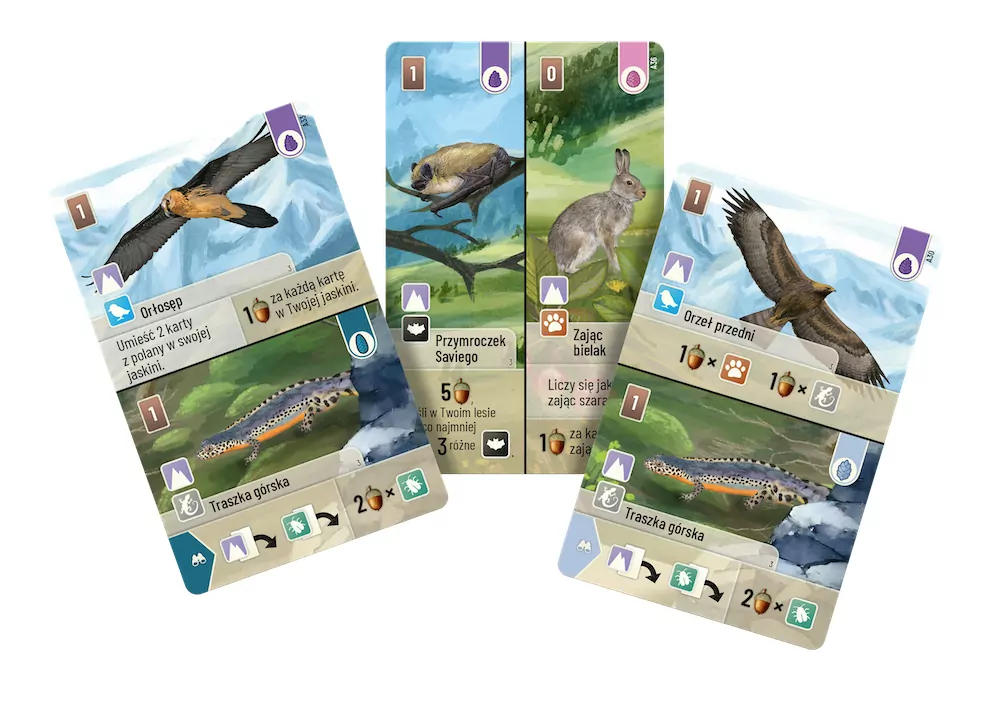 Leśne rozdanie: Alpy. Dodatek do gry - tantis.pl