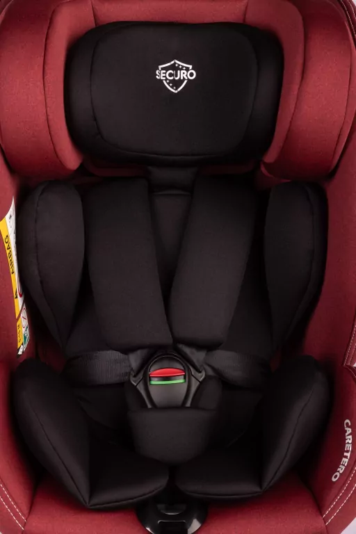 Caratero Fotelik Securo I-Size burgundia (40-150cm) - tantis.pl
