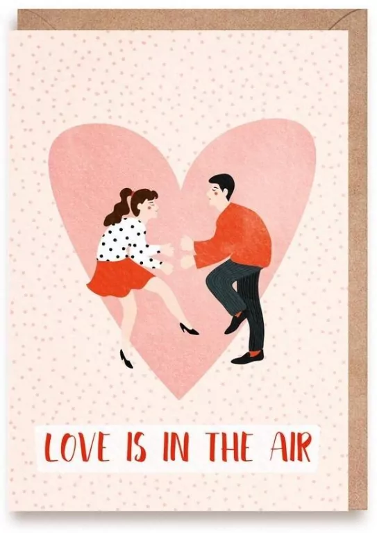 Walentynka Love is in the Air, eko koperta - tantis.pl