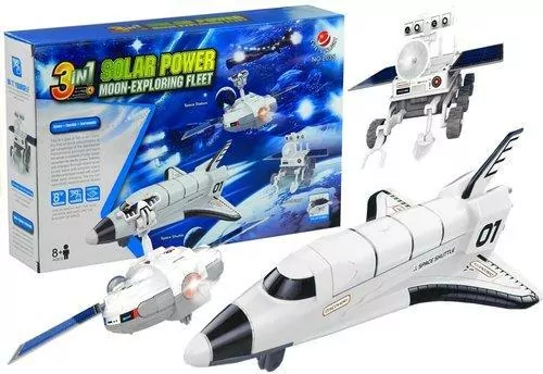 Zestaw kreatywny kosmiczny solarny 3w1 łazik DIY - tantis.pl