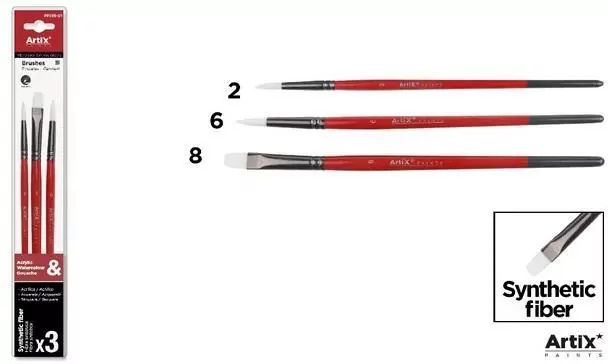 Pędzle syntetyczne miękkie - tantis.pl