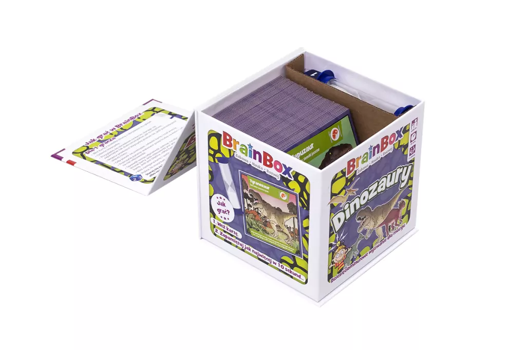 Gra Edukacyjna Dinozaury. BrainBox - tantis.pl