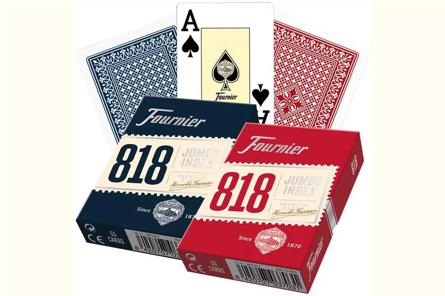 Fournier no 818 - 2 jumbo index red/blue - tantis.pl