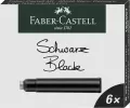 Naboje krótkie czarne FABER CASTELL - tantis.pl