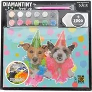 Mozaika diamentowa Level Up. Psy Party - tantis.pl