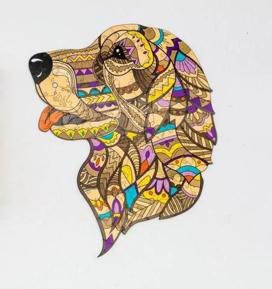 Puzzle drewniane eko 67 Wierny Sirko A4 - tantis.pl