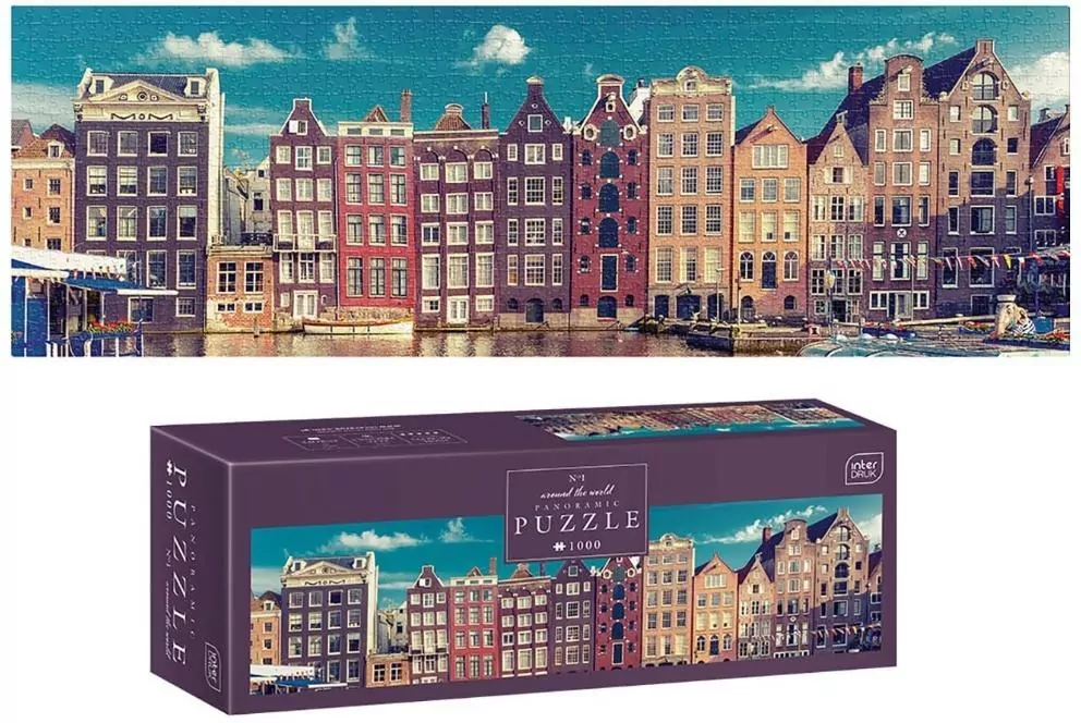 Interdruk. Puzzle 1000 panorama. Around the World 1 - tantis.pl