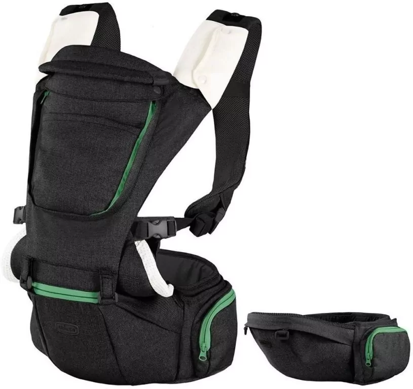 Chicco. Nosidło biodrowe. Pirate black. Do 15 kg - tantis.pl