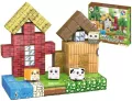 Klocki magnetyczne domek w lesie 86el - tantis.pl