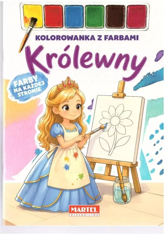 Kolorowanka z farbami Królewny - tantis.pl