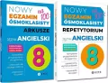 Nowy Egzamin ósmoklasisty. Pakiet: Język angielski arkusze/ Repetytorium - tantis.pl