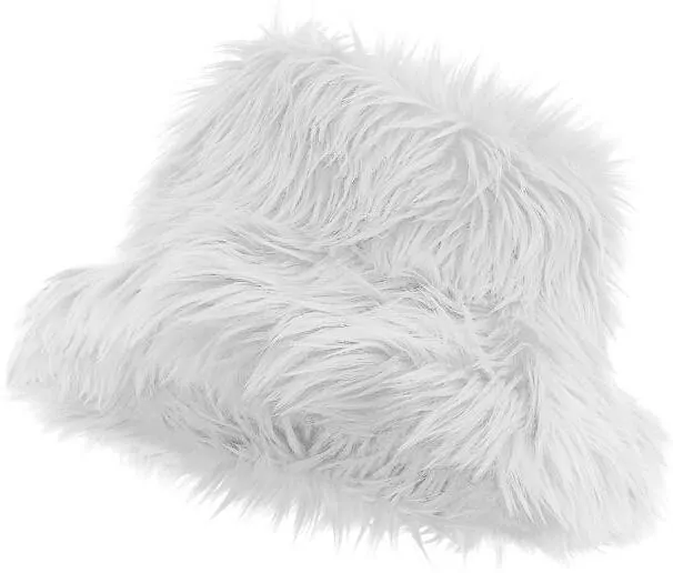 Kapelusz futrzany biały - tantis.pl