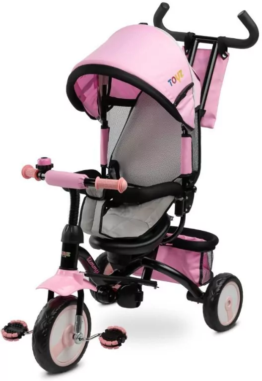 Rowerek 3-kołowy Timmy różowy - tantis.pl