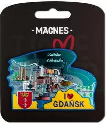 Magnes I love Poland. Gdańsk