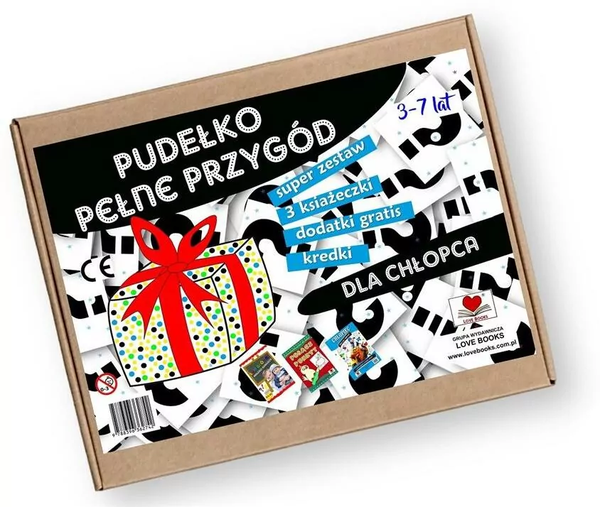 Pudełko pełne przygód. Dla chłopca 3-7 lat. Zestaw - tantis.pl