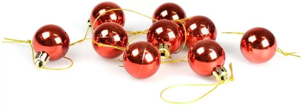 Bombki mini czerwone - tantis.pl