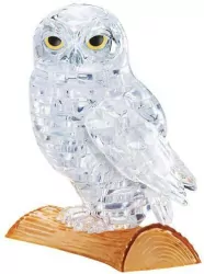 Crystal Puzzle Sowa biała