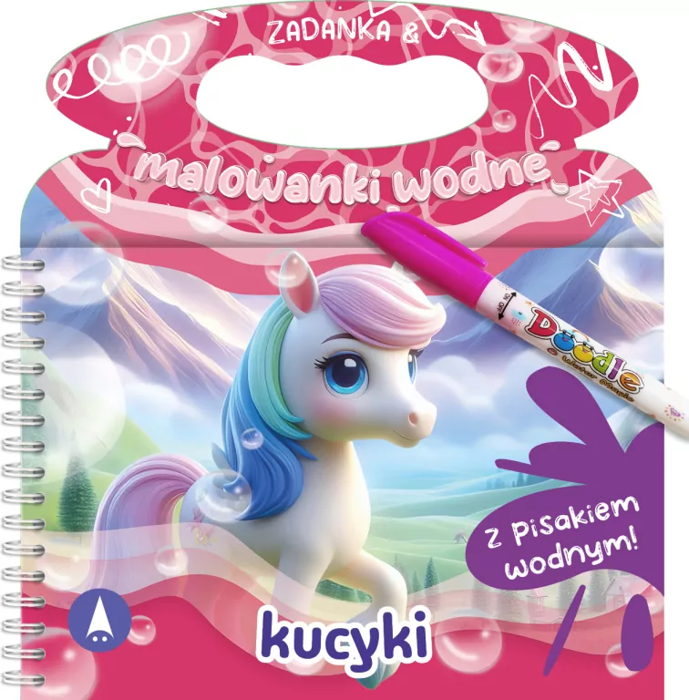 Zadanka & malowanki wodne. Kucyki - tantis.pl