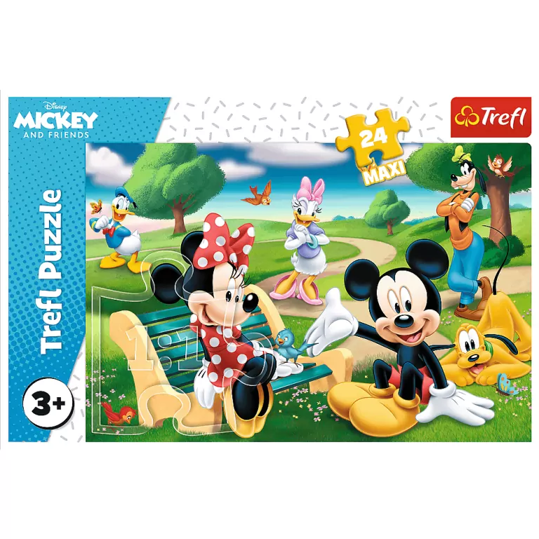 Puzzle 24 maxi. Miki w gronie przyjaciół - tantis.pl