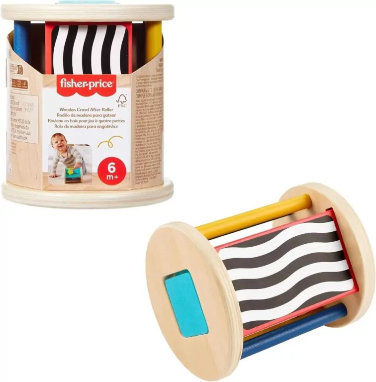 Fisher-Price(R) Drewniany roler do raczkowania - tantis.pl