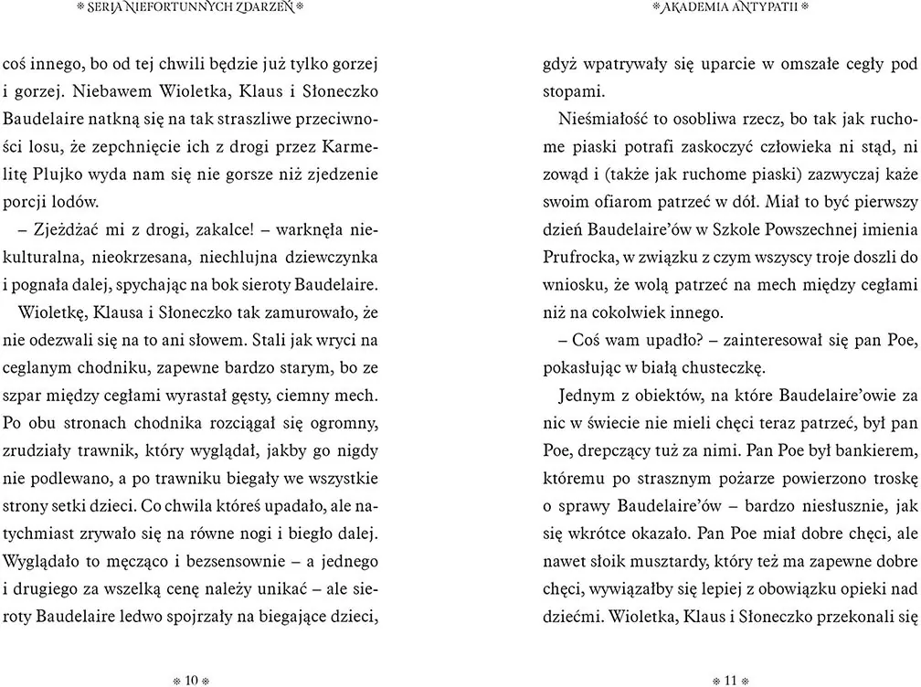 Akademia antypatii. Seria niefortunnych zdarzeń. Tom 5 - tantis.pl