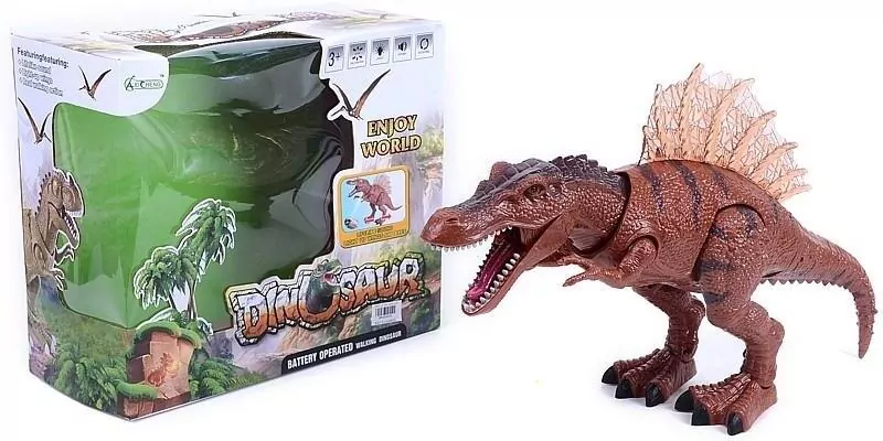 Dinozaur na baterie światło i dźwięk MIX - tantis.pl