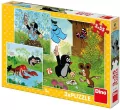 Puzzle 3w1 Krecik i spodenki 3x55el - tantis.pl