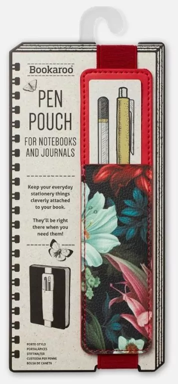 Bookaroo Pen Pouch uchwyt na długopis Kwiaty - tantis.pl