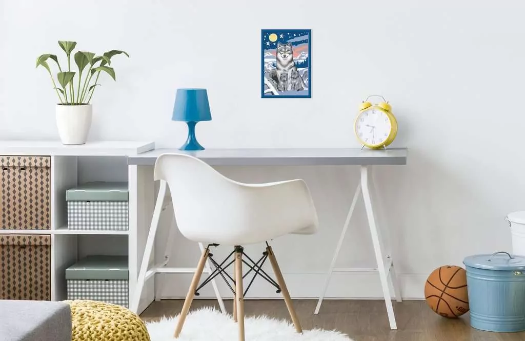 CreArt dla dzieci Malowanie po numerach Wilk - tantis.pl