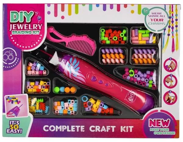 Zestaw piękności do zaplatania włosów 524069 Mega Creative - tantis.pl