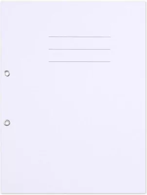 Skoroszyt A4 z oczkiem nadruk biały