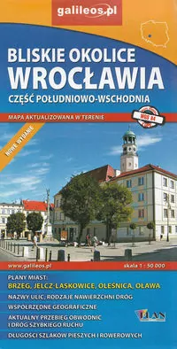 Mapa - Bliskie okolice Wrocławia cz. połud-wsch. - tantis.pl