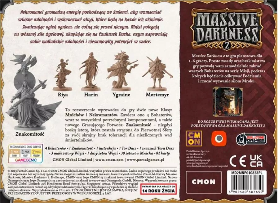 Massive Darkness 2. Mnisi i Nekromanci kontra Znakomitość - tantis.pl