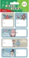 Naklejki Xmas blue tag 10x20cm HAPPY COLOR - tantis.pl