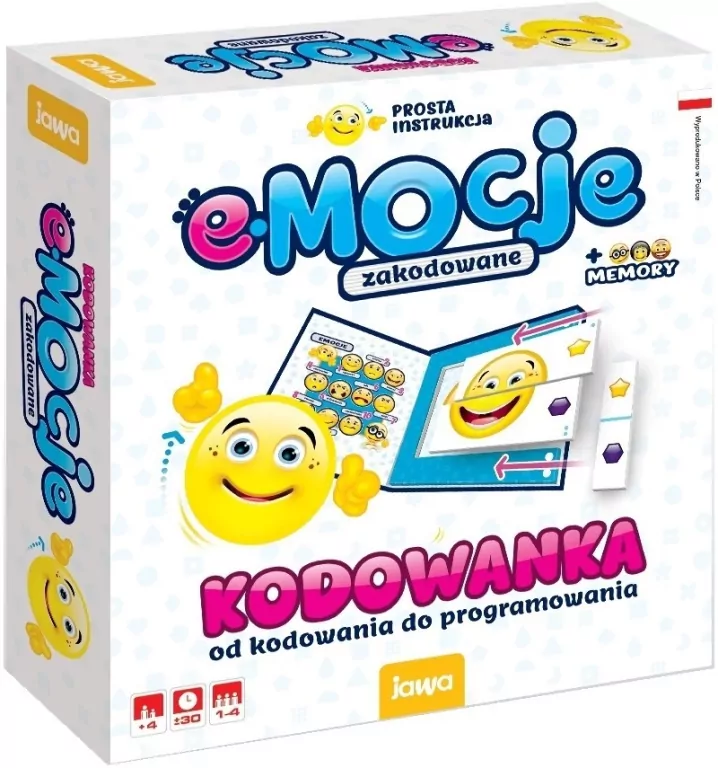 Emotki. Kodowanka - tantis.pl