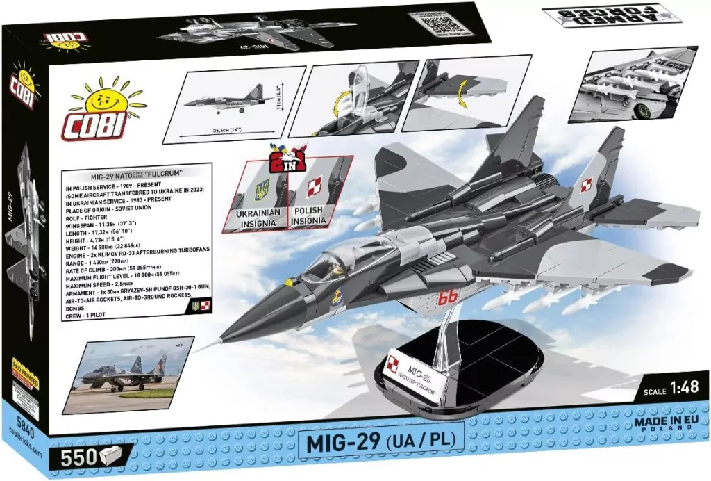 COBI. Armed Forces, MiG-29 (UA/PL) - tantis.pl