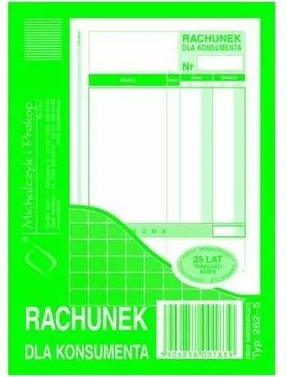 Rachunek dla konsumenta 262-5 - tantis.pl