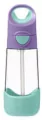 Butelka tritanowa ze słomką 450ml Lilac Pop - tantis.pl