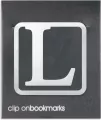 Metalowa zakładka - Litera L Clip-on - tantis.pl