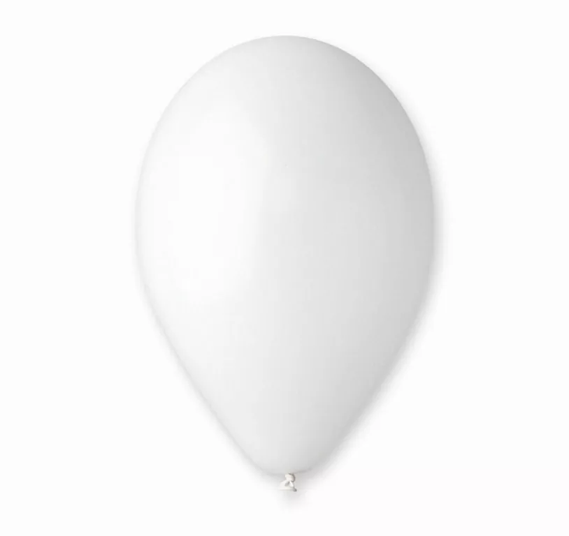Balony Gemar pastel białe 21cm - tantis.pl